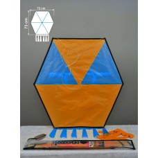 HARMAN - KUMAŞ ÇERÇEVELİ ALTIGEN UÇURTMA